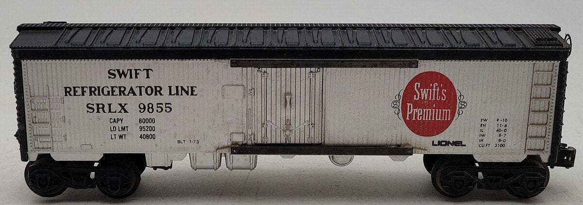 Lionel 6-9855 O Gauge Swift Billboard Reefer Car EX