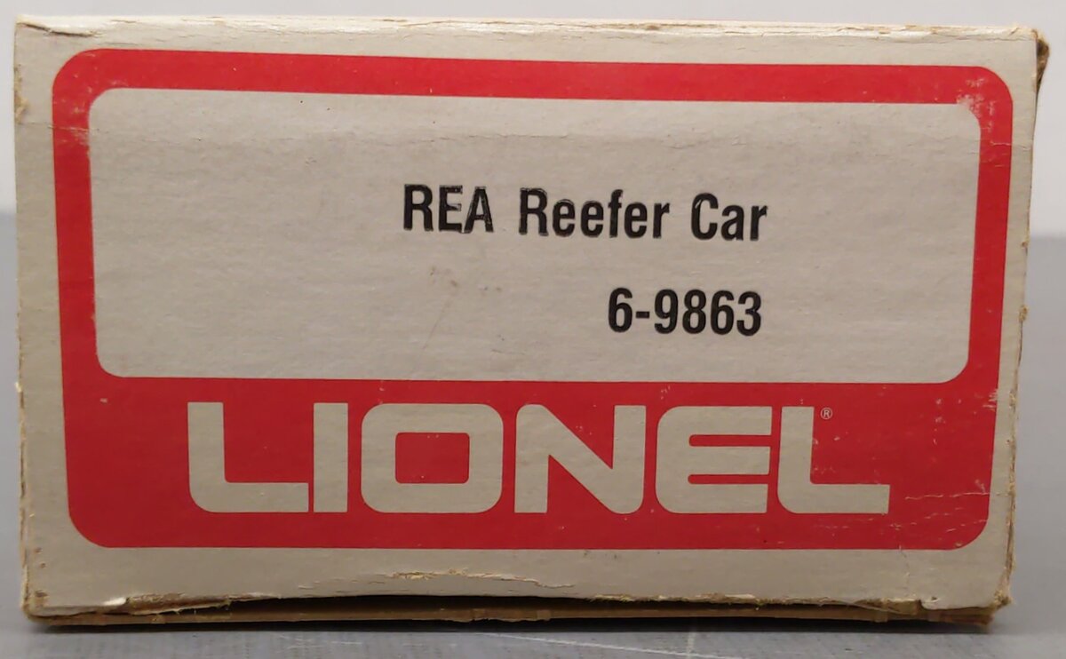Lionel 6-9863 O Gauge REA Reefer Car #9863 EX/Box
