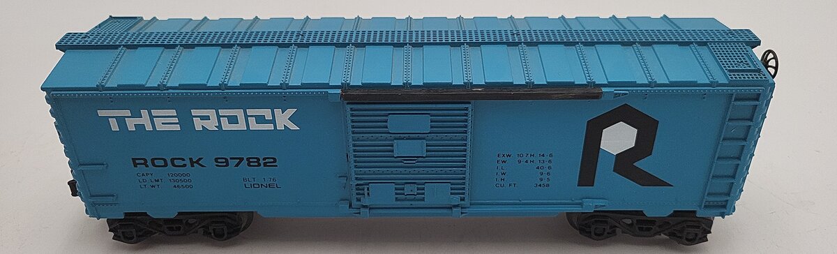 Lionel 6-9782 O Gauge The Rock Boxcar VG/Box