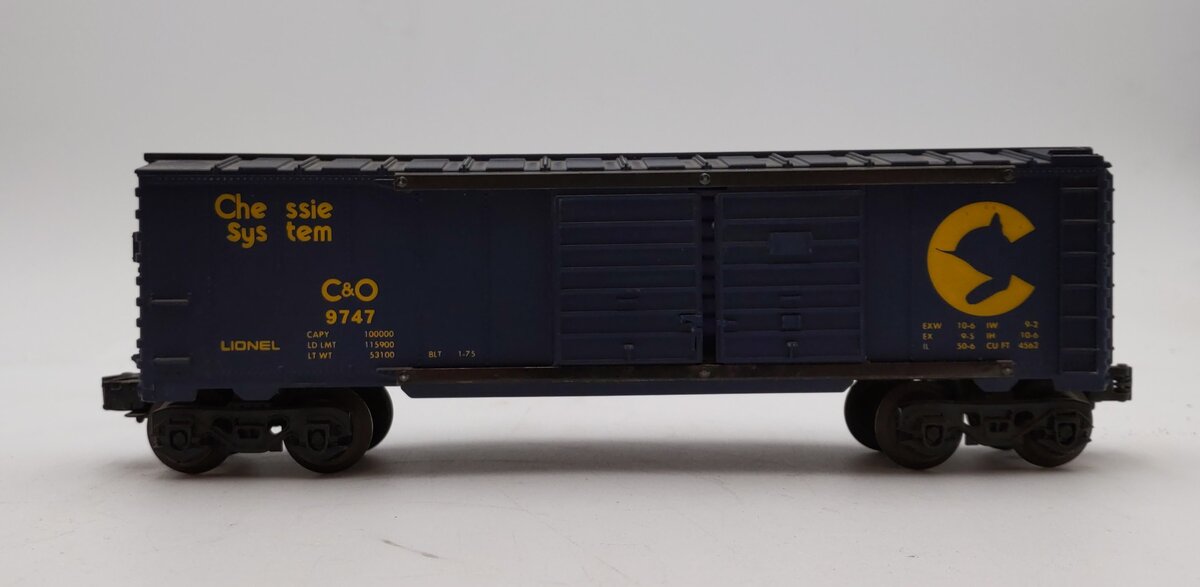 Lionel 6-9747 O Gauge Chessie System Boxcar EX/Box