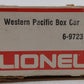 Lionel 6-9723 O Gauge Western Pacific Boxcar VG/Box