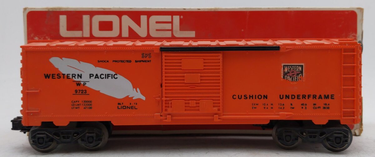Lionel 6-9723 O Gauge Western Pacific Boxcar VG/Box