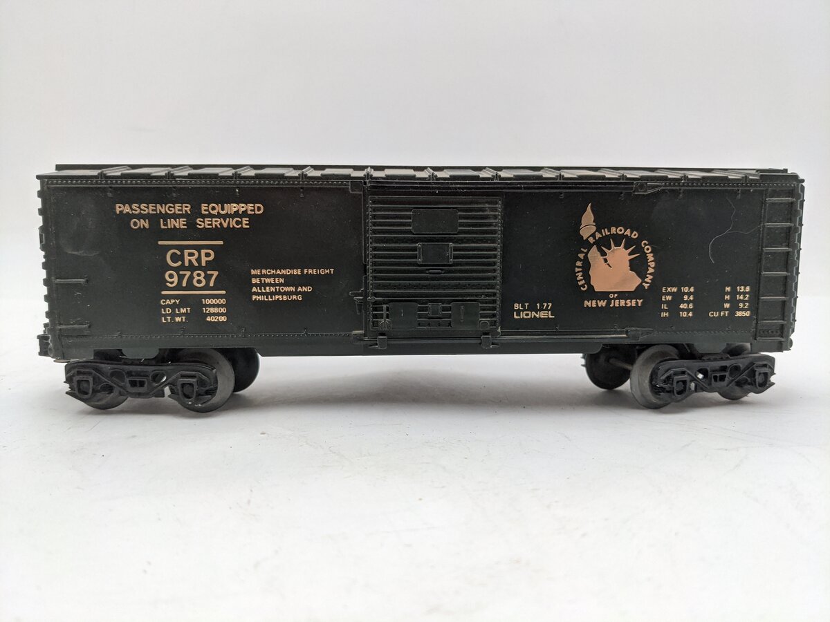 Lionel 6-9787 O Gauge Central of New Jersey Box Car EX/Box