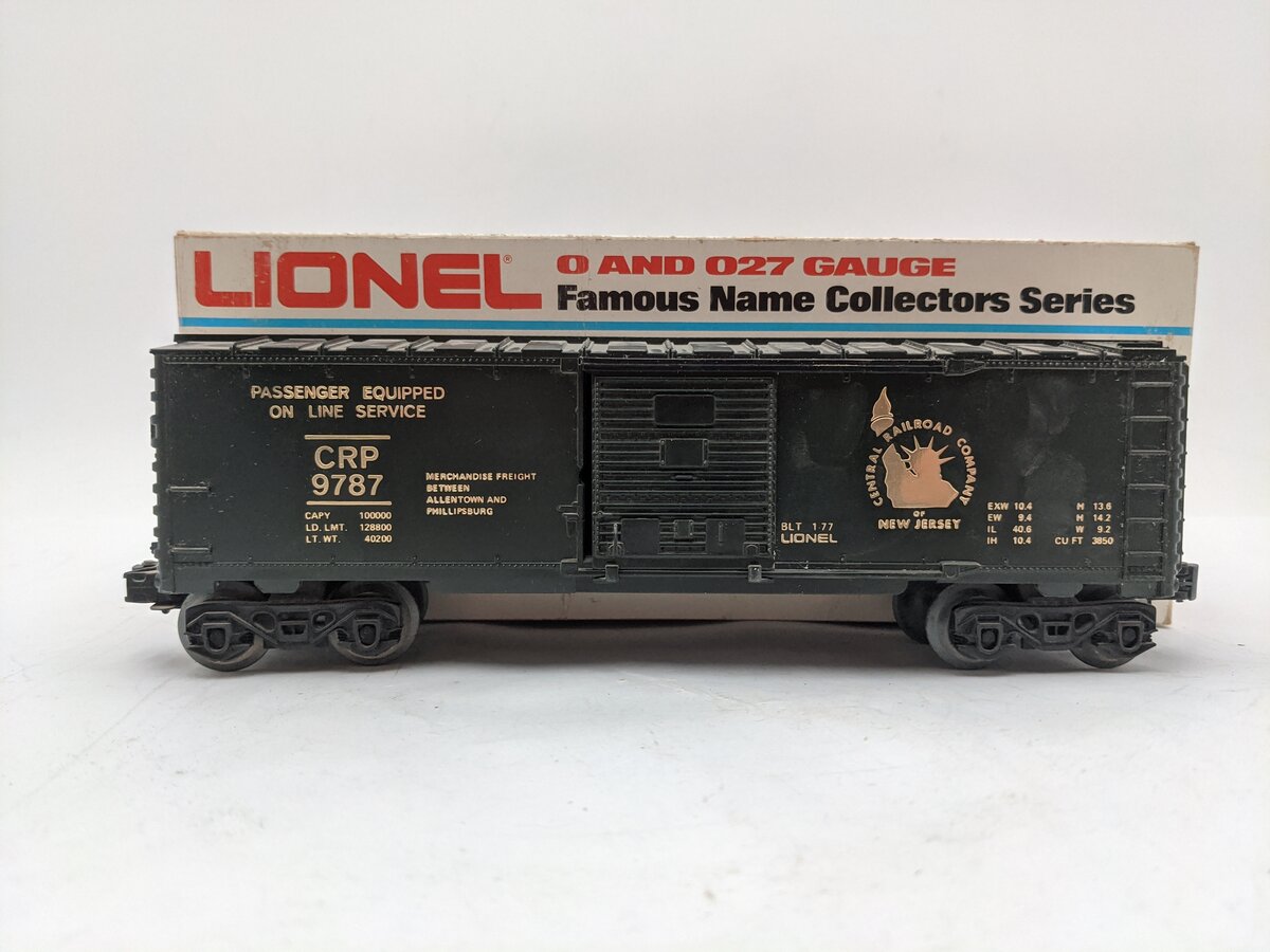 Lionel 6-9787 O Gauge Central of New Jersey Box Car EX/Box
