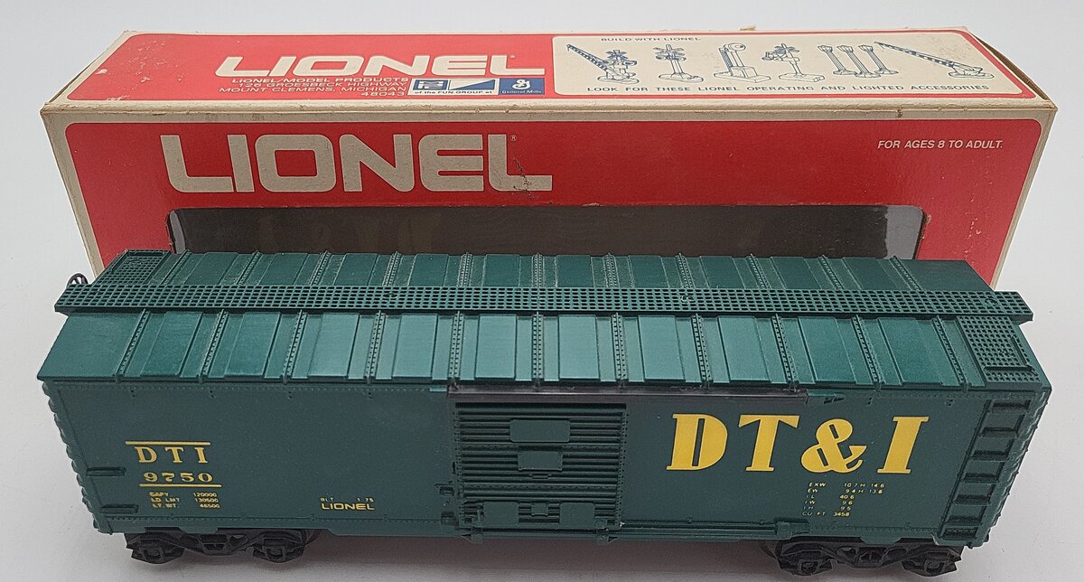 Lionel 6-9750 O Gauge Detroit Toledo and Ironton Box Car EX/Box