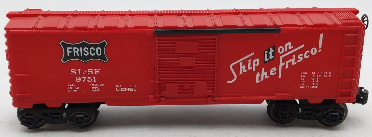 Lionel 6-9751 O Gauge Frisco Boxcar EX/Box