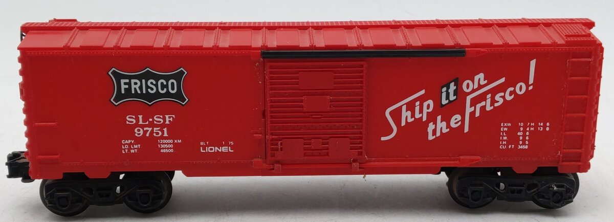 Lionel 6-9751 O Gauge Frisco Boxcar EX/Box