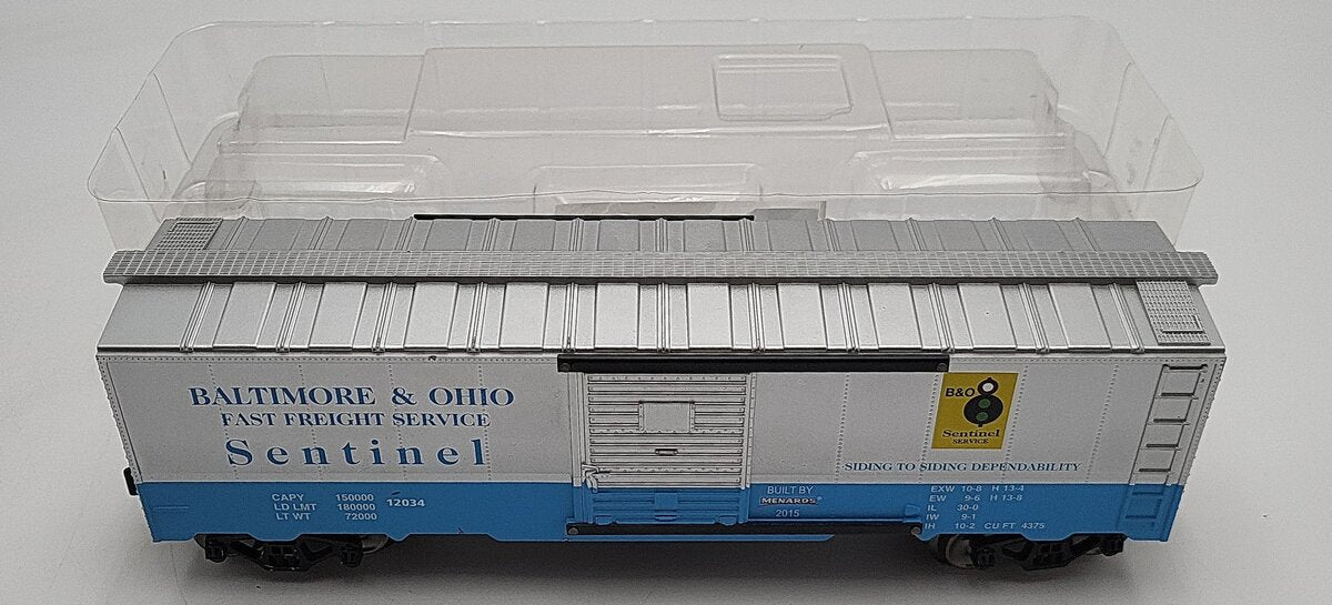 Menards 279-2632 O Baltimore & Ohio Boxcar EX/Box