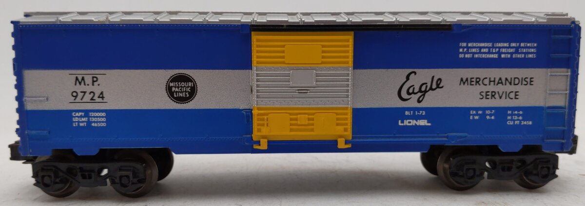 Lionel 6-9724 O Gauge Missouri Pacific Boxcar EX/Box