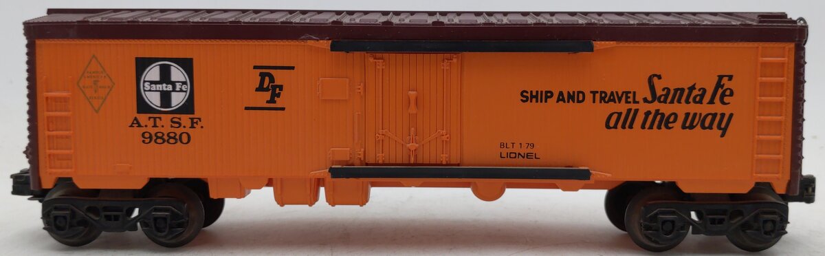 Lionel 6-9880 O Gauge AT&SF Famous American Railroad Refrigerator Car EX/Box