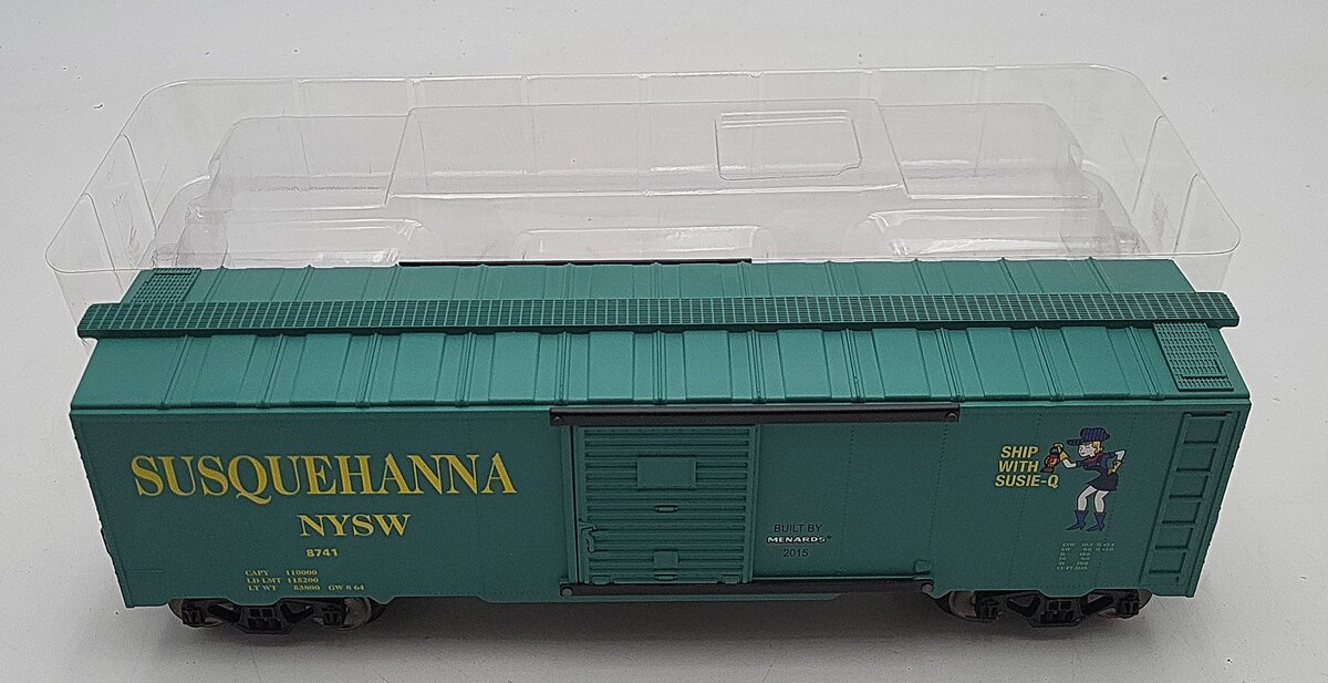 Menards 279-2634 O Susquehanna NYSW Box Car LN/Box