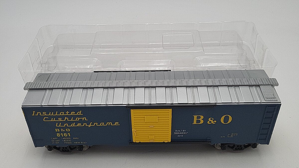 Menards 279-2637 O Gauge Baltimore & Ohio Boxcar #8161 LN/Box