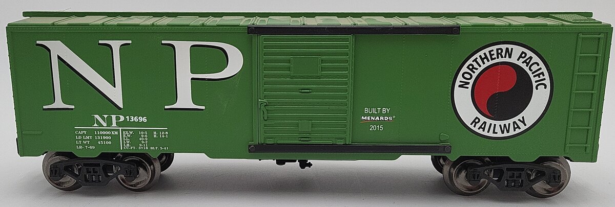Menards 279-2654 O Scale Nothern Pacific Railway EX/Box