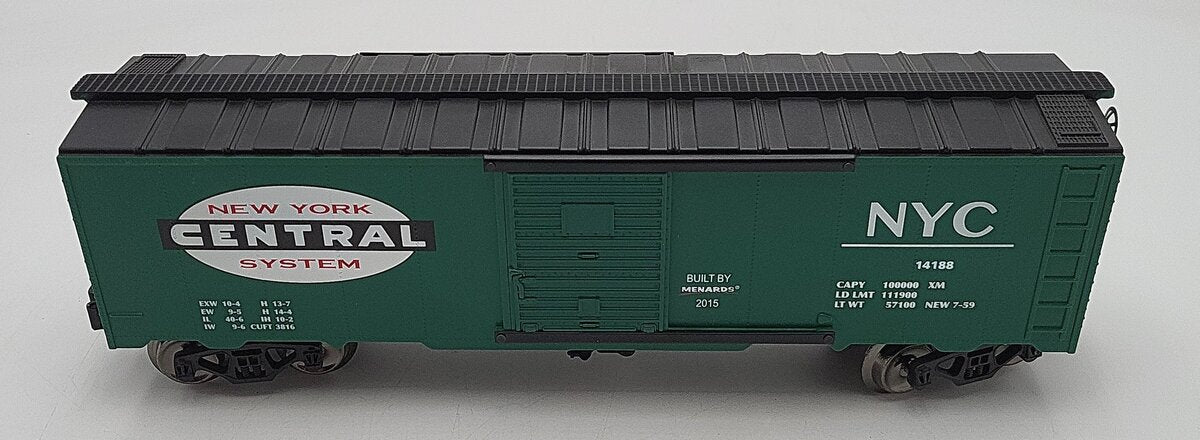 Menards 279-2638 O Gauge New York Central Box Car #14188 LN/Box