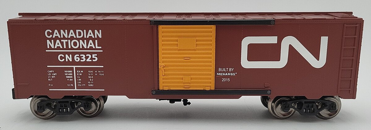 Menards 279-2654 O Scale Canadian National Railway Boxcar EX/Box