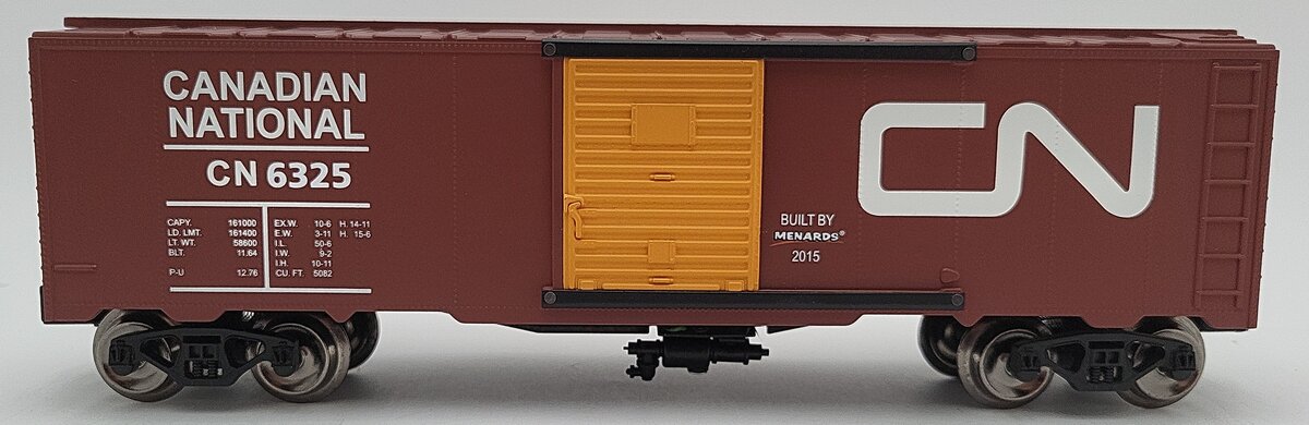 Menards 279-2654 O Scale Canadian National Railway Boxcar EX/Box
