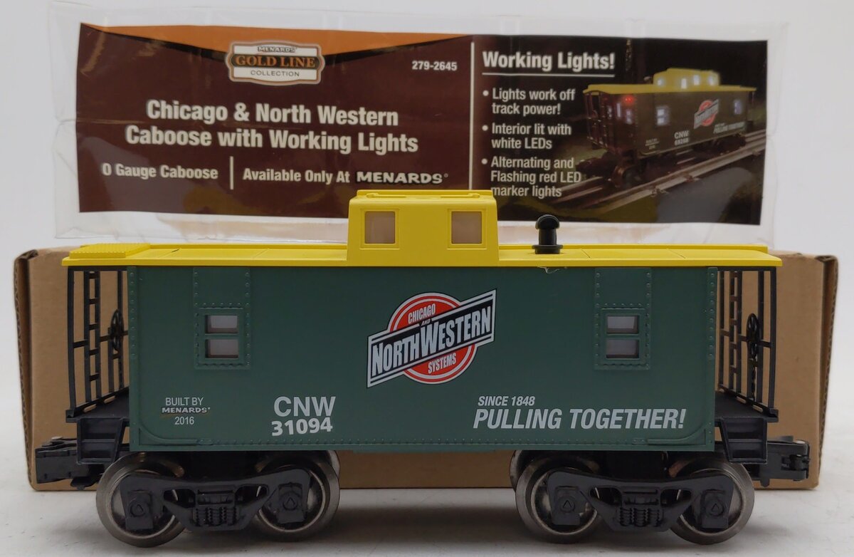 Menards 279-2645 O Chicago & Northwestern Caboose #31094 LN/Box