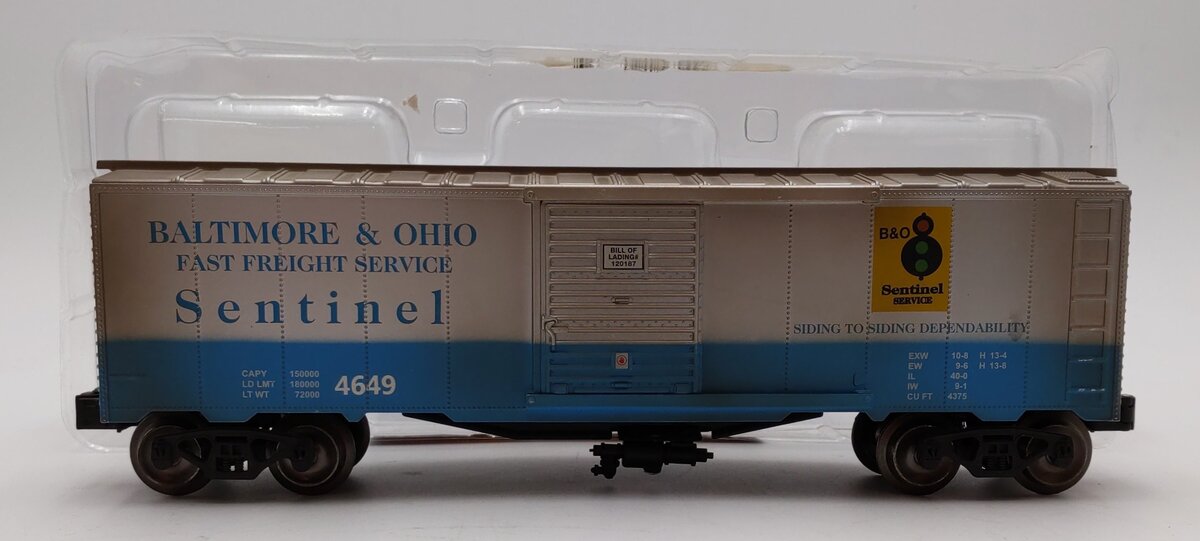 Menards 279-2654 O Baltimore & Ohio Boxcar #4649 EX