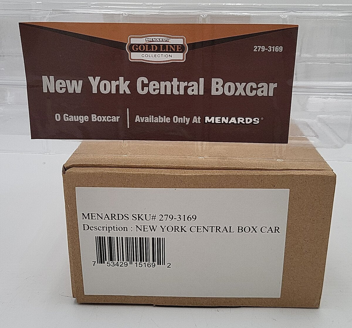 Menards 279-3169 O Gauge New York Central Box Car LN/Box