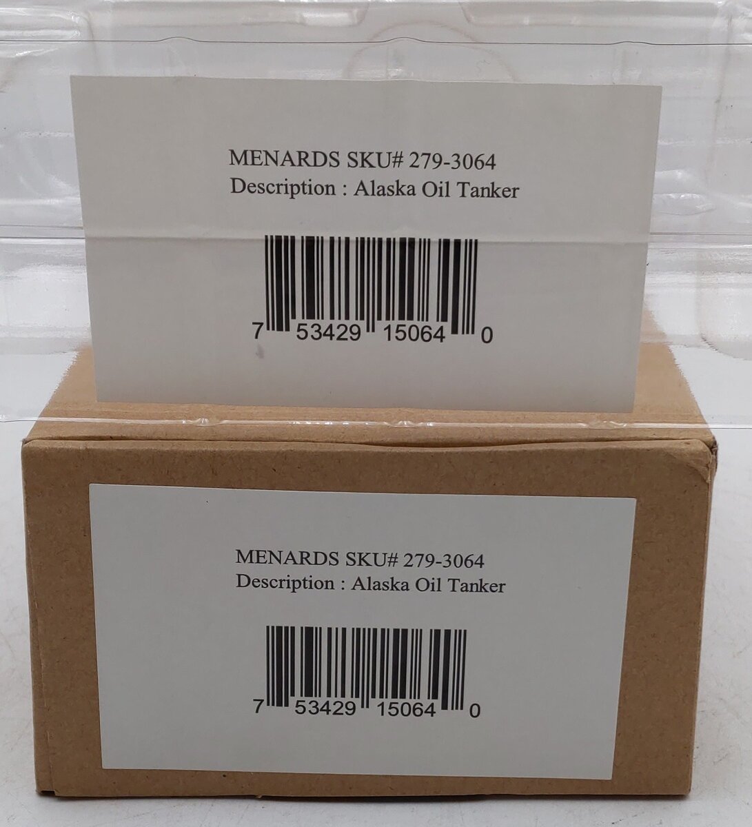 Menards 279-3064 O Scale Alaska Oil Tanker #89074 VG/Box