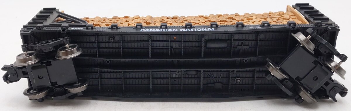 Menards 279-3434 O Canadian National Flatcar w/ Log Load #6120 LN/Box