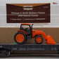 Menards 279-3186 O Chicago & North Western Flatcar with Kubota Tractor #5798 EX/Box
