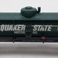 Menards 279-2679 O Gauge Quaker State Oil Tanker #59710 EX/Box