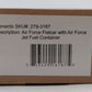 Menards 279-3187 O Gauge US Army Flatcar w/ Jet Fuel Container #2474 EX/Box