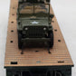 Menards 279-3380 O Army Flatcar w/ Two Jeeps #10636 EX/Box