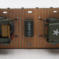 Menards 279-3380 O Army Flatcar w/ Two Jeeps #10636 EX/Box