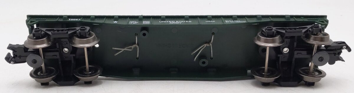 Menards 279-3449 O Gauge Army Flatcar with Military Van #10067 EX/Box