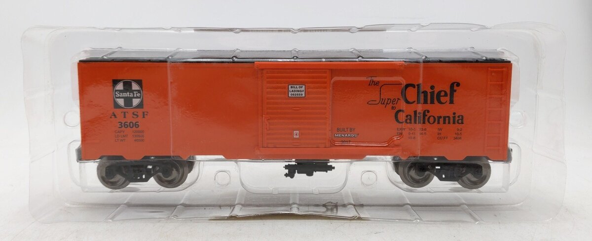 Menards 279-2654 O Gauge ATSF Super Chief Boxcar EX/Box