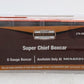 Menards 279-2654 O Gauge ATSF Super Chief Boxcar EX/Box