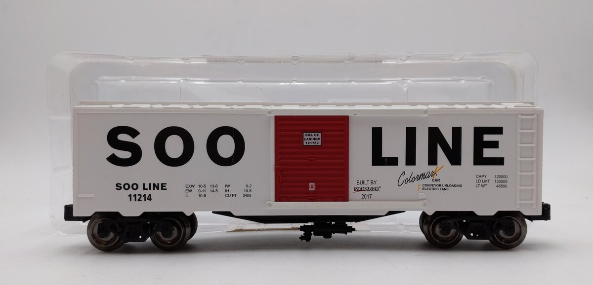 Menards 279-2654 O Scale Soo Line Box Car #11214 EX