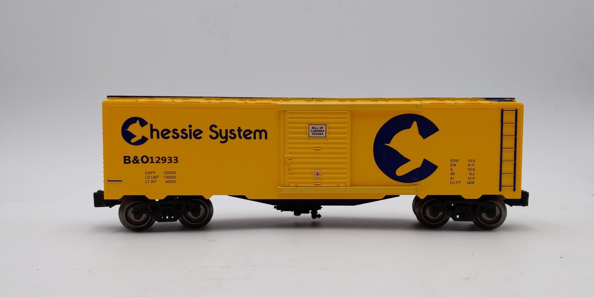 Menards 279-4256 O Chessie System Boxcar #12933 LN/Box