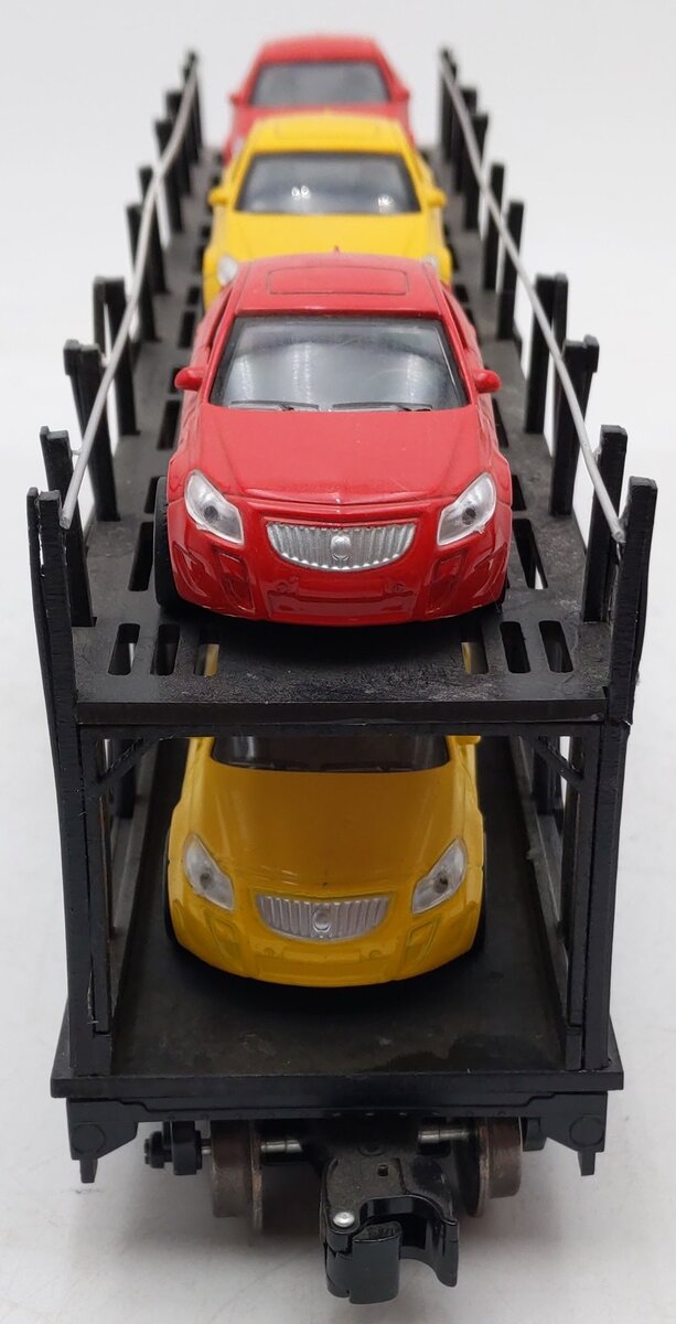 Menards 279-3912 O TXX Auto Carrier w/ Six Cars DTTX #07985 EX/Box