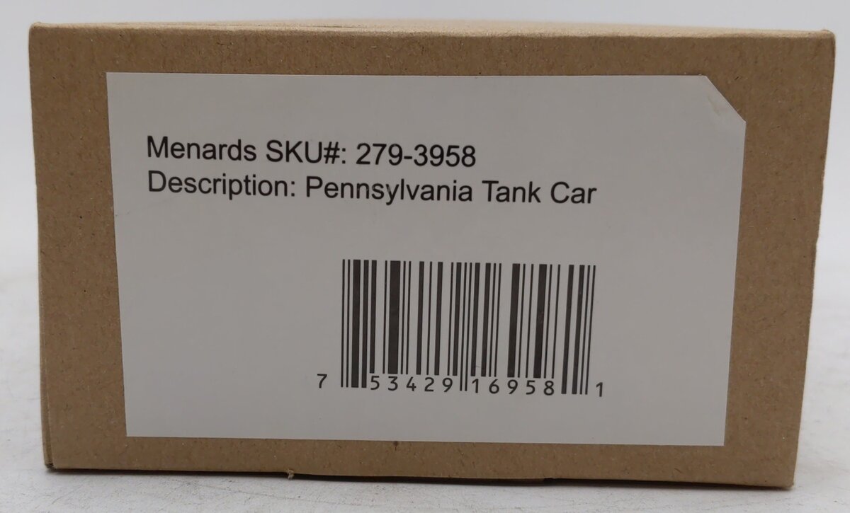 Menards 279-3958 O Gauge Pennsylvania Tank Car #3272 EX/Box
