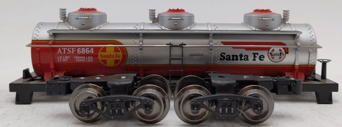 Menards 279-3974 O Gauge Santa Fe Tank Car # 6864 VG/Box