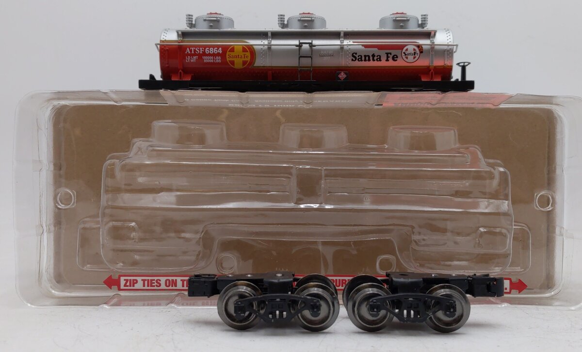 Menards 279-3974 O Gauge Santa Fe Tank Car # 6864 VG/Box