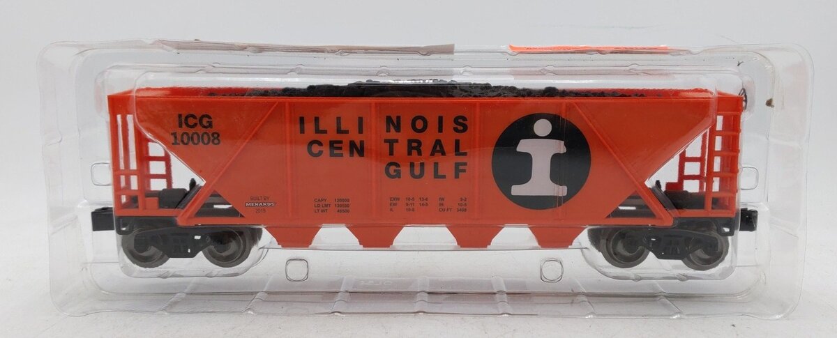 Menards 279-3574 O Gauge Illinois Central Coal Hopper Car EX/Box