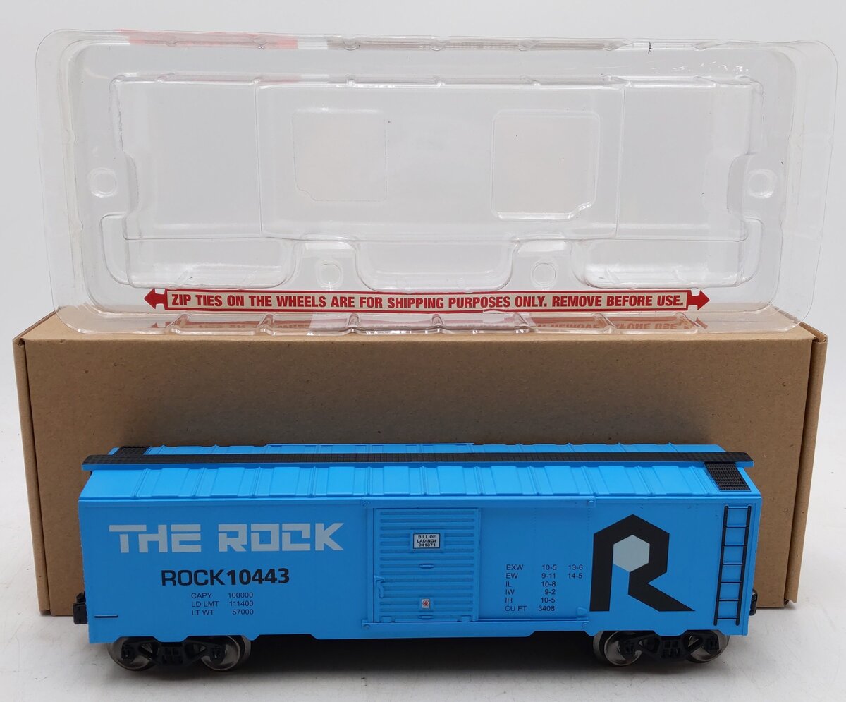 Menards 279-3983 O Gauge The Rock Boxcar #10443 EX/Box