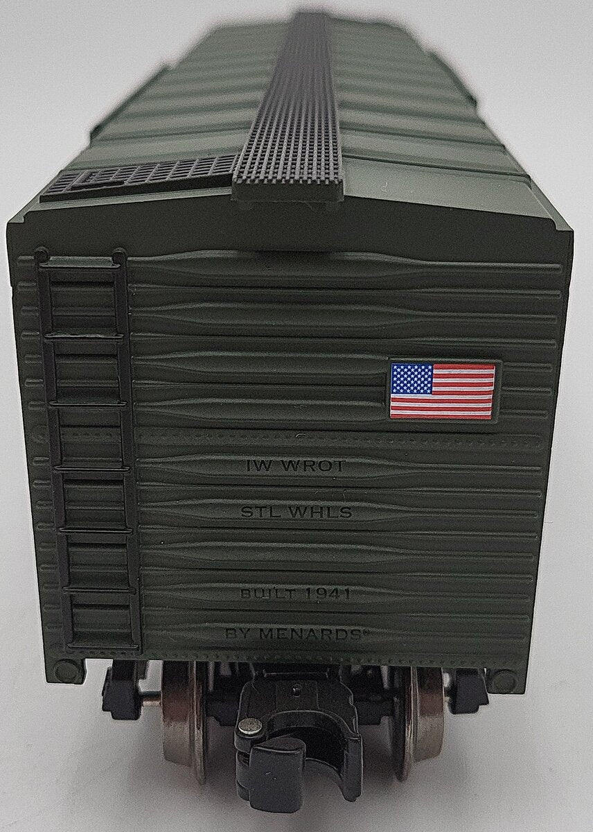 Menards 279-3991 O Gauge WWII Commemorative "Diabolical Angel" Boxcar EX/Box