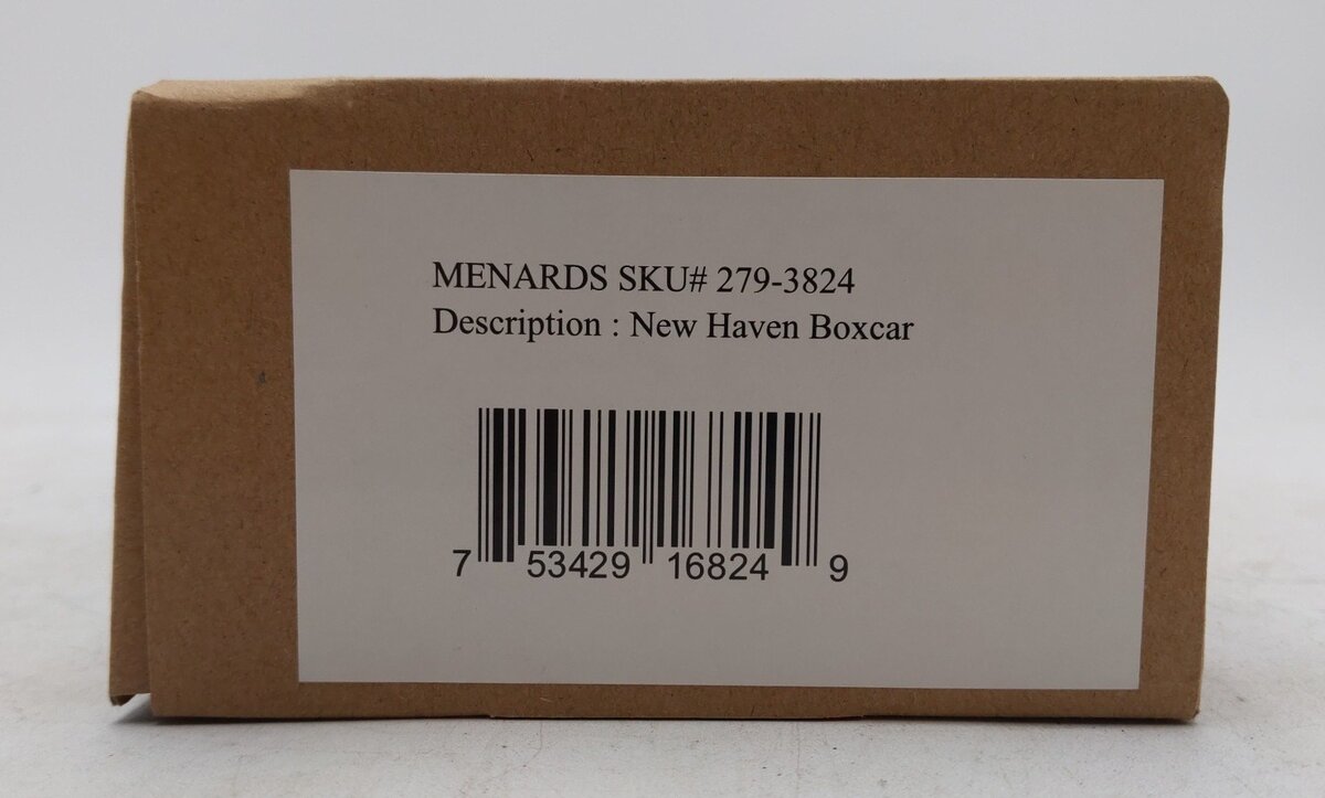 Menards 279-3824 O Gauge New Haven Boxcar #2197 EX/Box