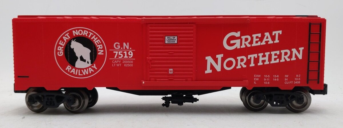 Menards 279-5257 O Gauge Great Northern Boxcar #7519 EX/Box