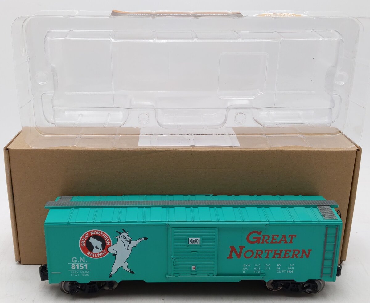 Menards 279-3884 O Gauge Great Northern Boxcar #8151 EX/Box