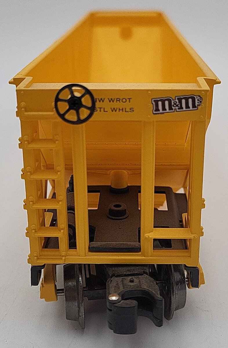Menards 279-6748 O Gauge M&M's Hopper (Yellow) EX/Box