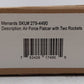 Menards 279-4490 O Scale US Airforce Flatcar w/ 2 Rockets #4762 EX/Box