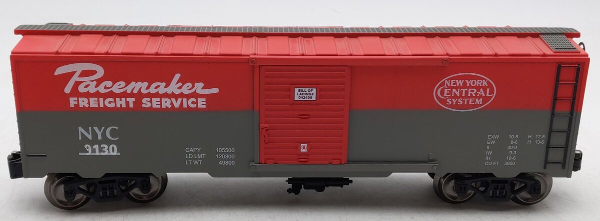 Menards 279-3888 New York Central Pacemaker Boxcar #9130 EX