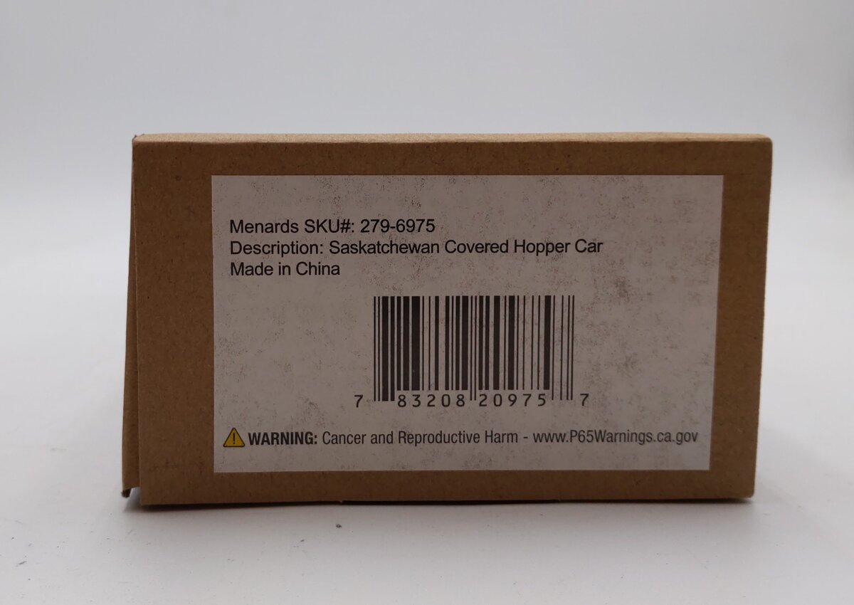 Menards 279-6975 O Gauge Saskatchewan Covered Quad Hopper #5877 LN/Box