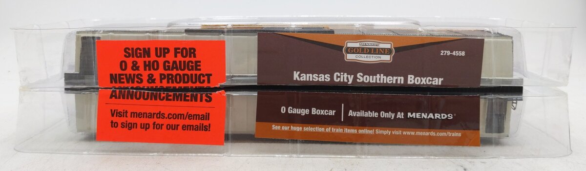 Menards 279-4558 O Gauge Kansas City Southern Boxcar EX/Box